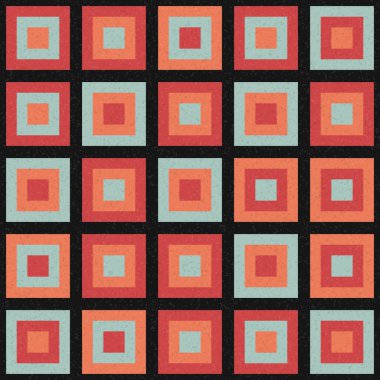 Soyut Geometrik Desen üretken hesaplama sanatı çizimi