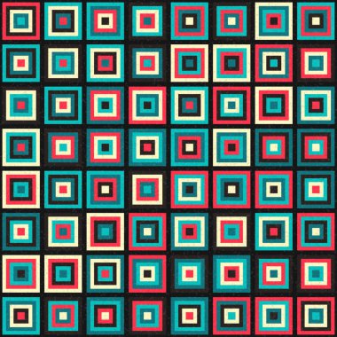 Soyut Geometrik Desen üretken hesaplama sanatı çizimi