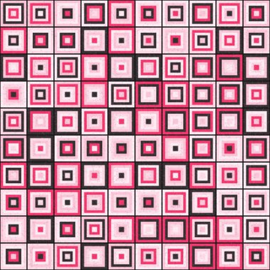 Soyut Geometrik Desen üretken hesaplama sanatı çizimi