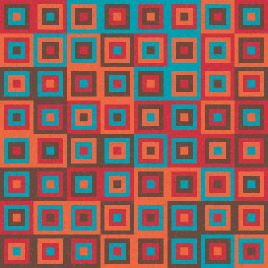 Soyut Geometrik Desen üretken hesaplama sanatı çizimi