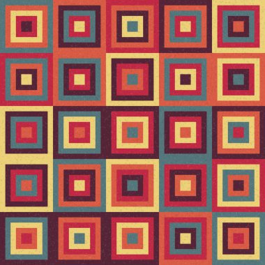 Soyut Geometrik Desen üretken hesaplama sanatı çizimi