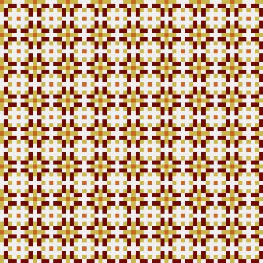 Soyut çapraz desenli üretken hesaplama sanatı çizimi