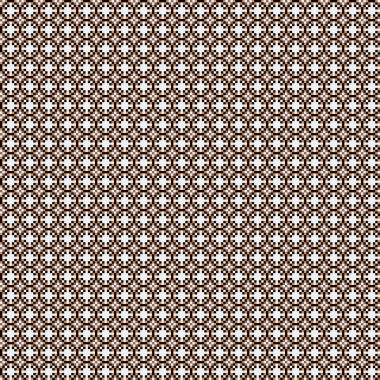 Soyut çapraz desenli üretken hesaplama sanatı çizimi