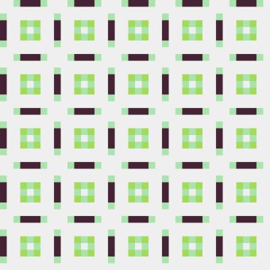 Soyut çapraz desenli üretken hesaplama sanatı çizimi