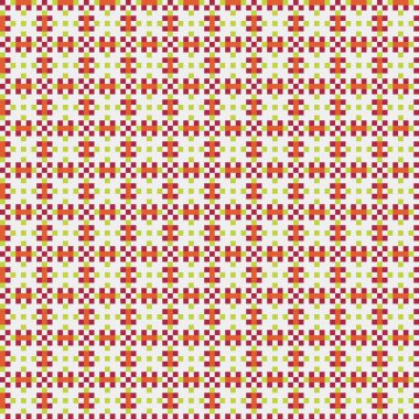 Soyut çapraz desenli üretken hesaplama sanatı çizimi