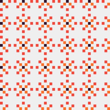 Soyut çapraz desenli üretken hesaplama sanatı çizimi