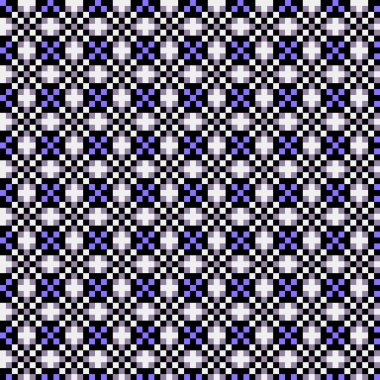 Soyut çapraz desenli üretken hesaplama sanatı çizimi