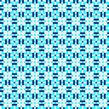 Soyut çapraz desenli üretken hesaplama sanatı çizimi