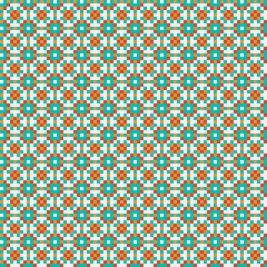 Soyut çapraz desenli üretken hesaplama sanatı çizimi