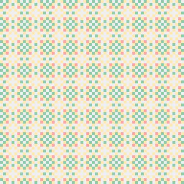 Soyut çapraz desenli üretken hesaplama sanatı çizimi