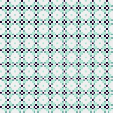 Soyut çapraz desenli üretken hesaplama sanatı çizimi