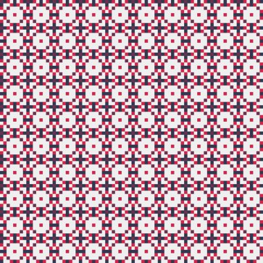 Soyut çapraz desenli üretken hesaplama sanatı çizimi