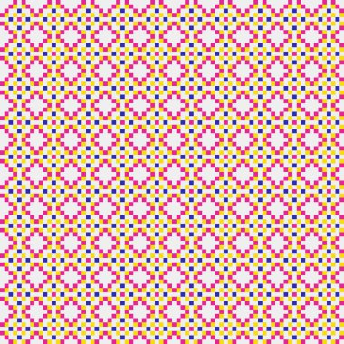 Soyut çapraz desenli üretken hesaplama sanatı çizimi