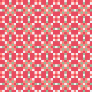 Soyut çapraz desenli üretken hesaplama sanatı çizimi