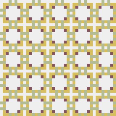 Soyut çapraz desenli üretken hesaplama sanatı çizimi