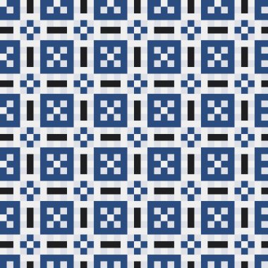 Soyut çapraz desenli üretken hesaplama sanatı çizimi