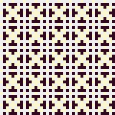 Soyut çapraz desenli üretken hesaplama sanatı çizimi