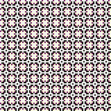 Soyut çapraz desenli üretken hesaplama sanatı çizimi