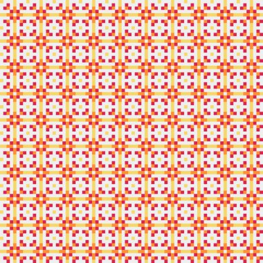 Soyut çapraz desenli üretken hesaplama sanatı çizimi