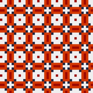 Soyut çapraz desen, üretken hesaplama sanatı illüstrasyonu 