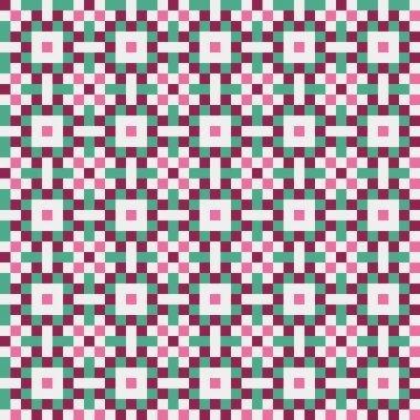 Soyut çapraz desenli üretken hesaplama sanatı çizimi