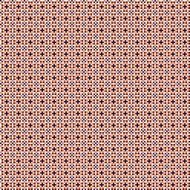 Soyut çapraz desenli üretken hesaplama sanatı çizimi