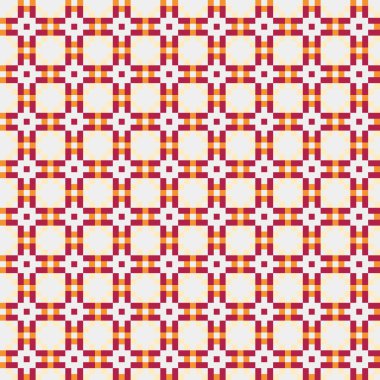 Soyut çapraz desenli üretken hesaplama sanatı çizimi