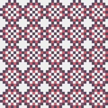 Soyut çapraz desen, üretken hesaplama sanatı illüstrasyonu 