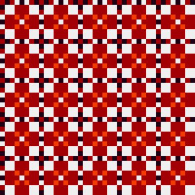 Soyut çapraz desenli üretken hesaplama sanatı çizimi