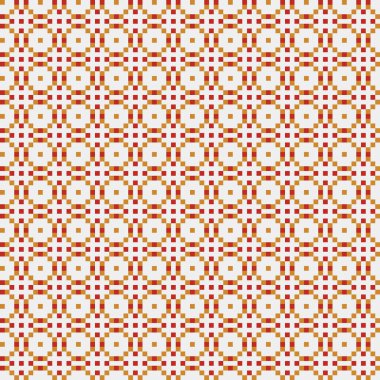 Soyut çapraz desenli üretken hesaplama sanatı çizimi