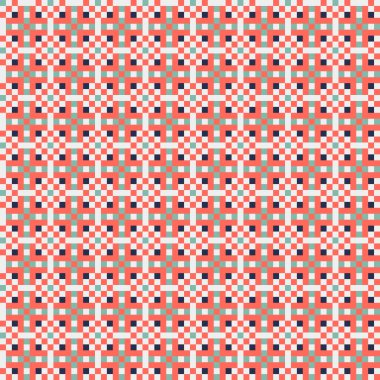 Soyut çapraz desenli üretken hesaplama sanatı çizimi