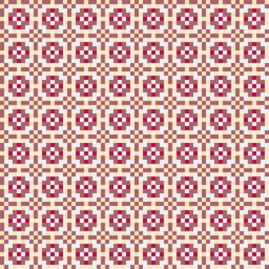 Soyut çapraz desenli üretken hesaplama sanatı çizimi