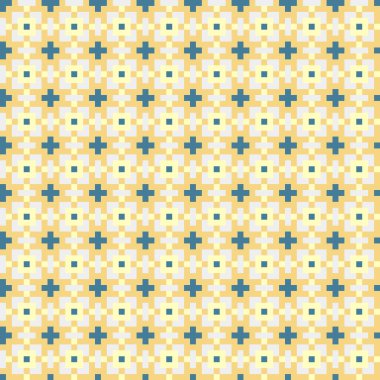 Soyut çapraz desenli üretken hesaplama sanatı çizimi