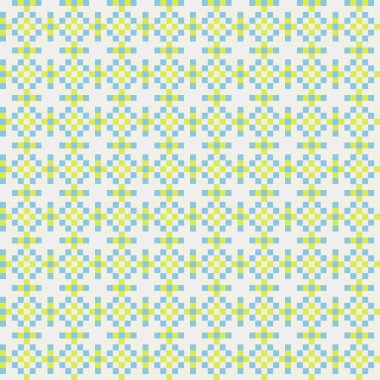 Soyut çapraz desenli üretken hesaplama sanatı çizimi