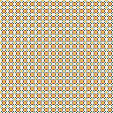 Soyut çapraz desenli üretken hesaplama sanatı çizimi