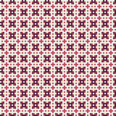 Soyut çapraz desenli üretken hesaplama sanatı çizimi