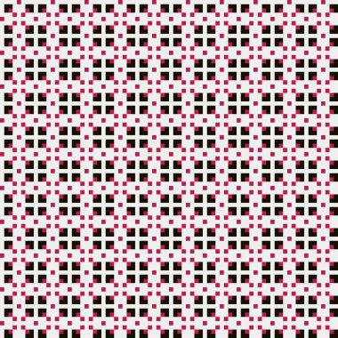 Soyut çapraz desenli üretken hesaplama sanatı çizimi