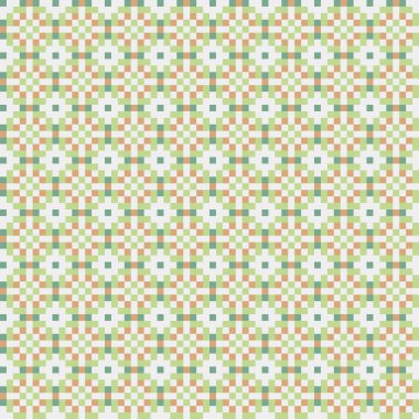 Soyut çapraz desenli üretken hesaplama sanatı çizimi