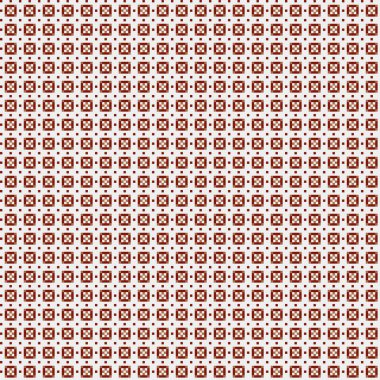 Soyut çapraz desenli üretken hesaplama sanatı çizimi