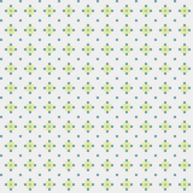 Soyut çapraz desenli üretken hesaplama sanatı çizimi