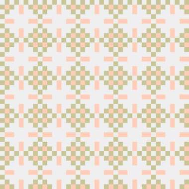 Soyut çapraz desenli üretken hesaplama sanatı çizimi