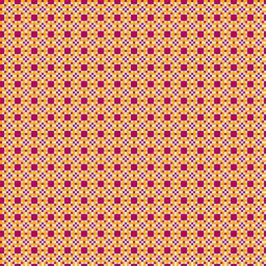 Soyut çapraz desenli üretken hesaplama sanatı çizimi