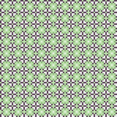 Soyut çapraz desenli üretken hesaplama sanatı çizimi