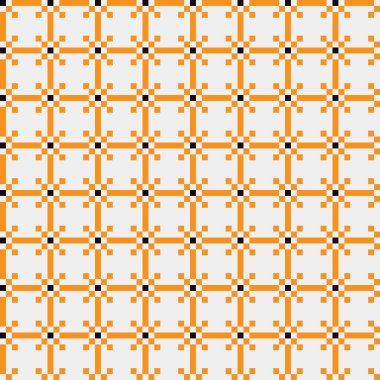 Soyut çapraz desenli üretken hesaplama sanatı çizimi