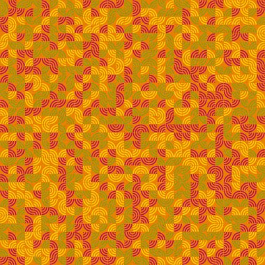 Soyut Geometrik Desen üretken hesaplama sanatı çizimi