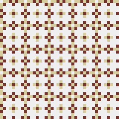 Soyut çapraz desenli üretken hesaplama sanatı çizimi