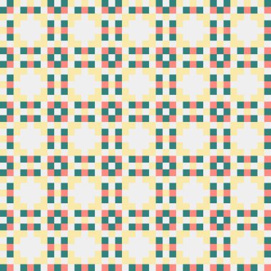 Soyut çapraz desenli üretken hesaplama sanatı çizimi