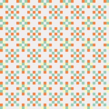 Soyut çapraz desenli üretken hesaplama sanatı çizimi