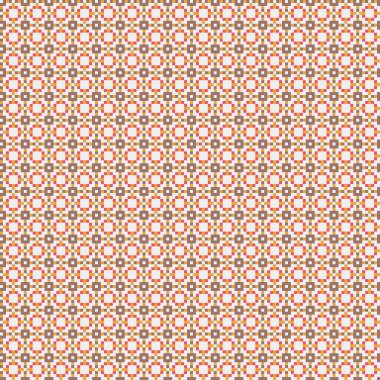 Soyut çapraz desenli üretken hesaplama sanatı çizimi