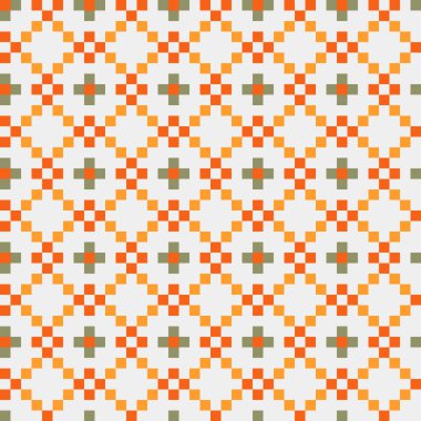 Soyut çapraz desenli üretken hesaplama sanatı çizimi